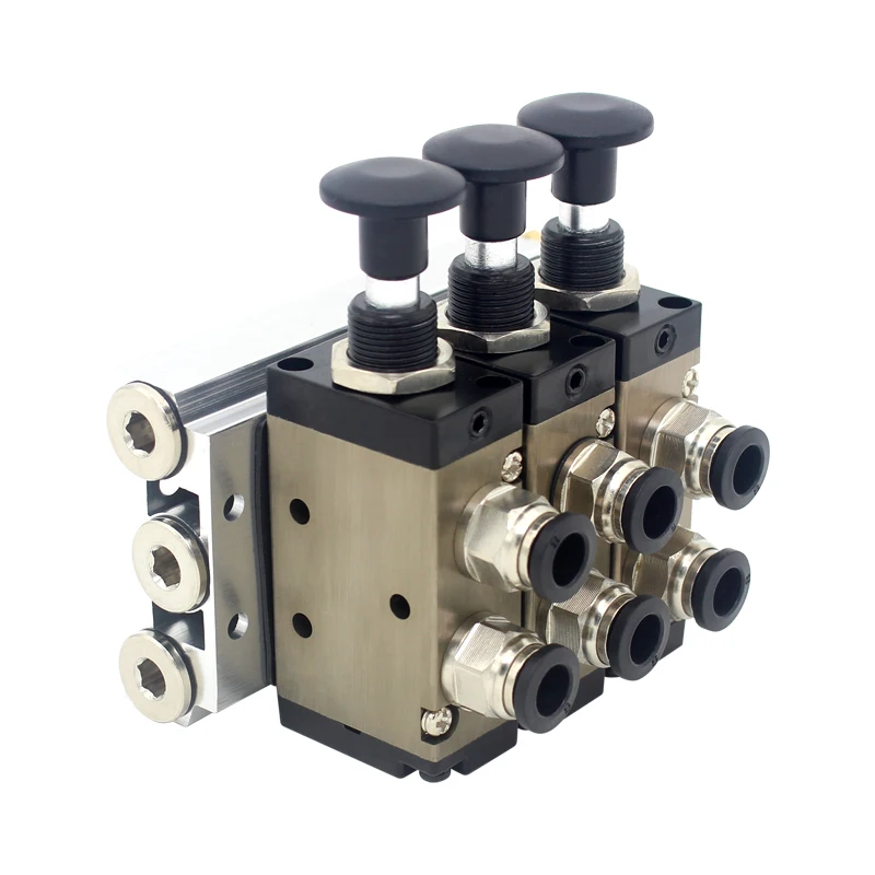 4L210-08 4R210-08 Ручной клапан 2-ходовой 5-позиционный двухтактный пневматический