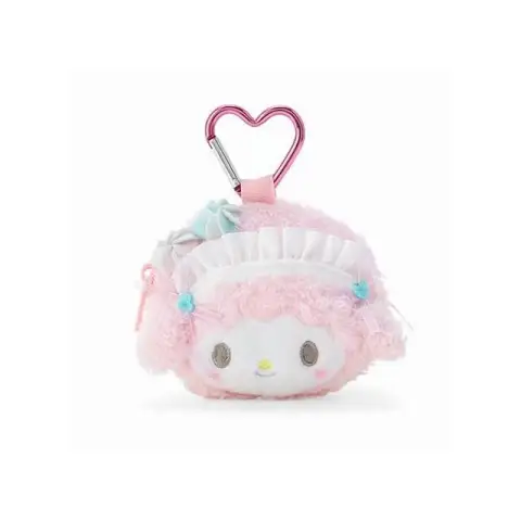 Косметичка Sanrio для пианино, кошелек для мелочи, мессенджер с повязкой на голову, из коллекции розового ягненка, кружевная сумка для хранения, праздничный подарок для девушек