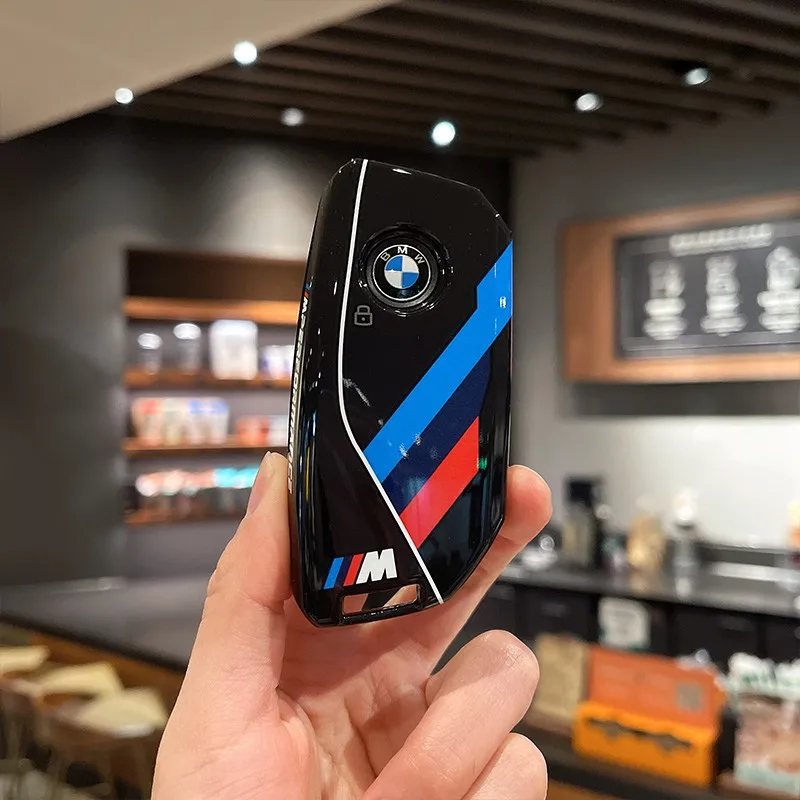

Чехол для автомобильного дистанционного ключа для BMW 7 серии G70 G09 XM U06 G81 M3 2023 i7 X7 G07 LCI iX I20 X1 U11 Защитный брелок