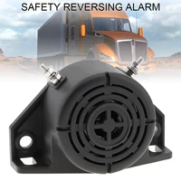 12v 48v 105db black back up alarm horn speaker reverse accessories auto warning waterproof fit for motorcycle car boat ship