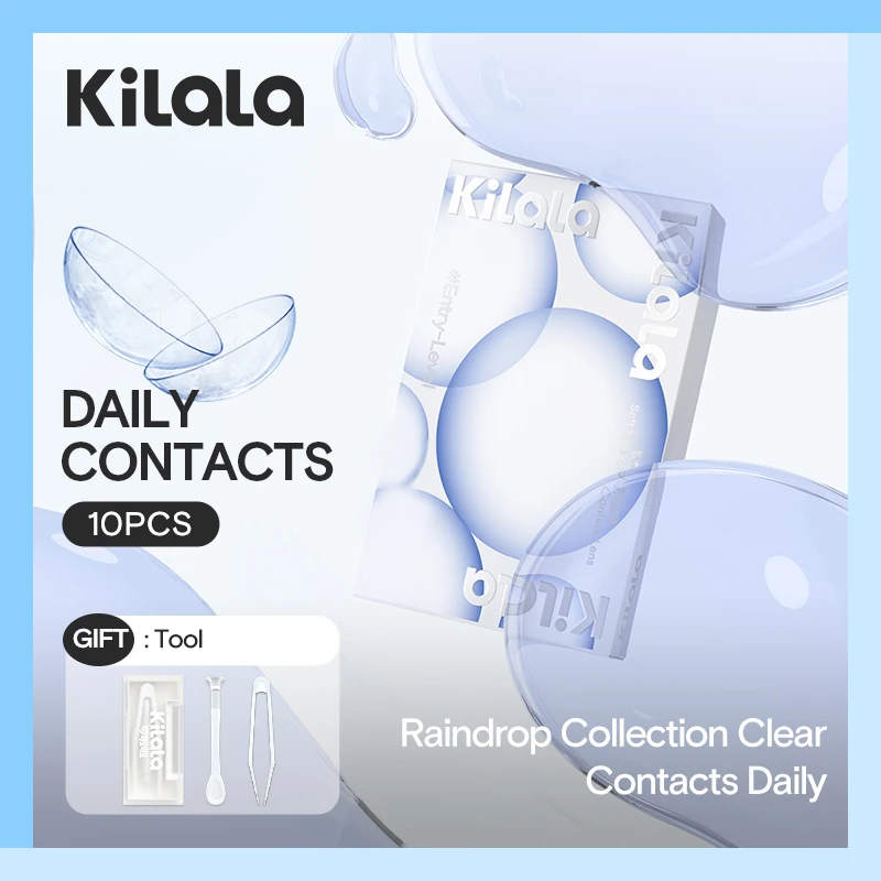 

Одноразовые контактные линзы Kilala Premium, мягкие, BC 8,7 мм, диаметр 14,2 мм, упаковка из 10 прозрачных контактов для максимального комфорта