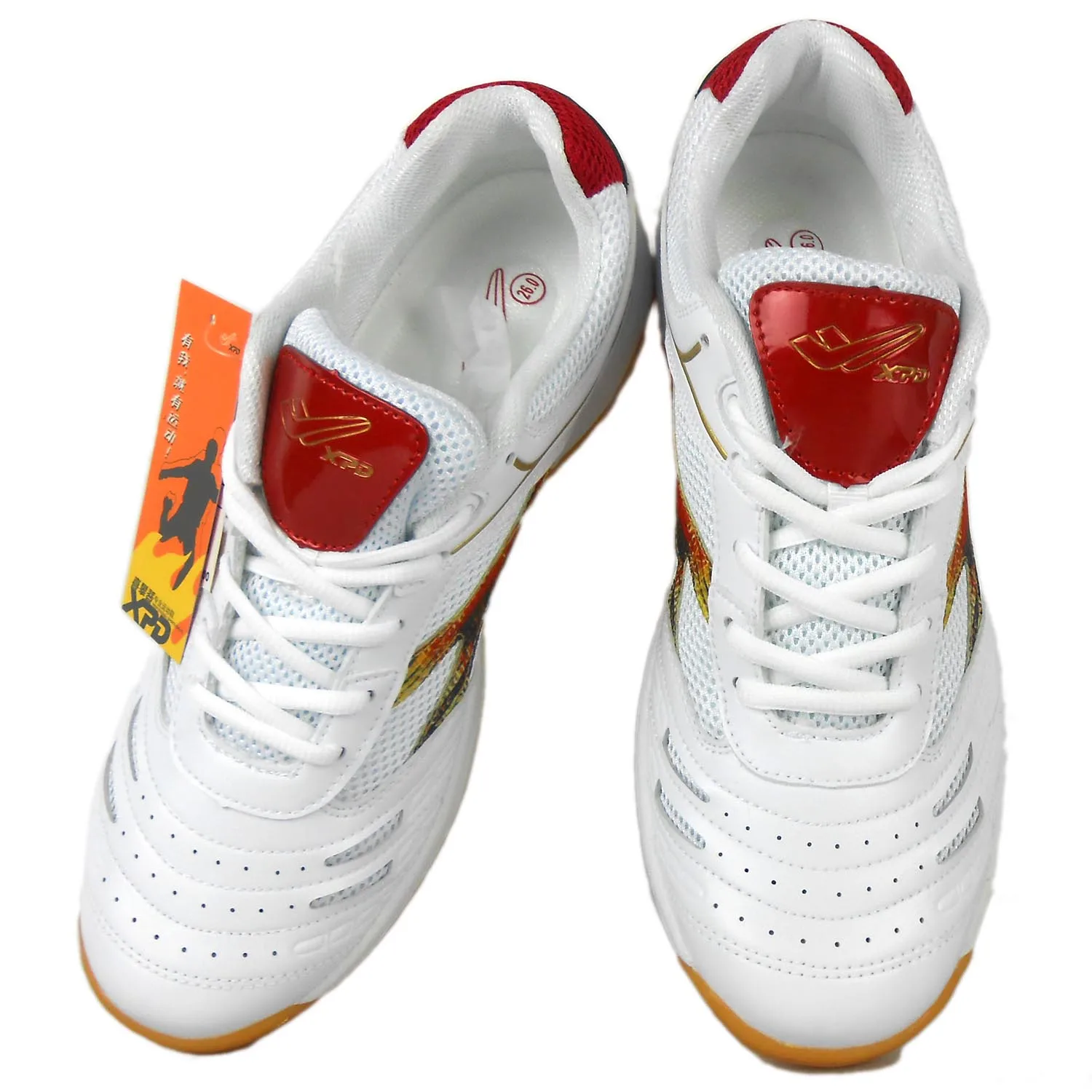 

XPD Xi Pan deng Table Tennis Shoes Breathable Outdoor Sports Shoes Fitness & Training PingPong Shoes B217 red 42#