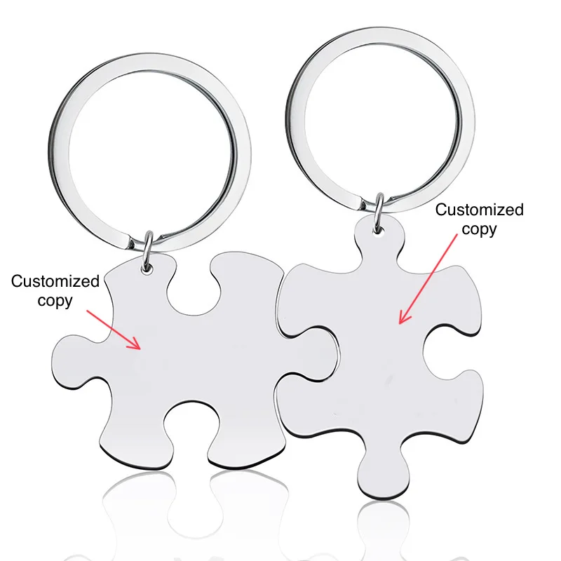 Customized Stainless Steel Keychain Individual Photo Customization Copywriting Customization Gift