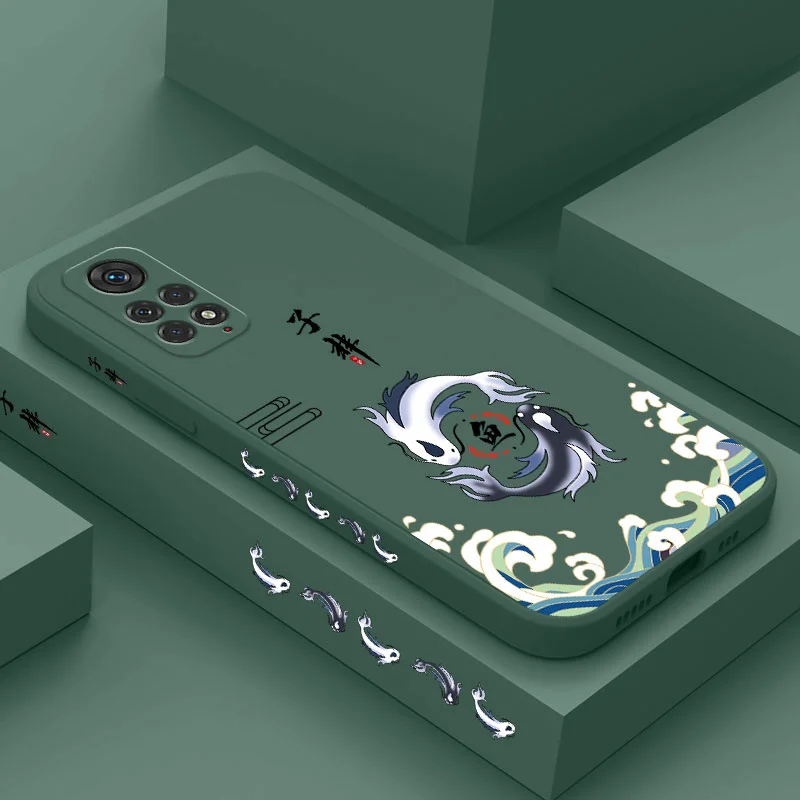 Sub Non Fish Phone Case For Xiaomi Redmi Note 12 12S 11 11S 10 10A 10T 10S 9T 9 8 7 Pro Plus 10C 9T 4G 5G Cover