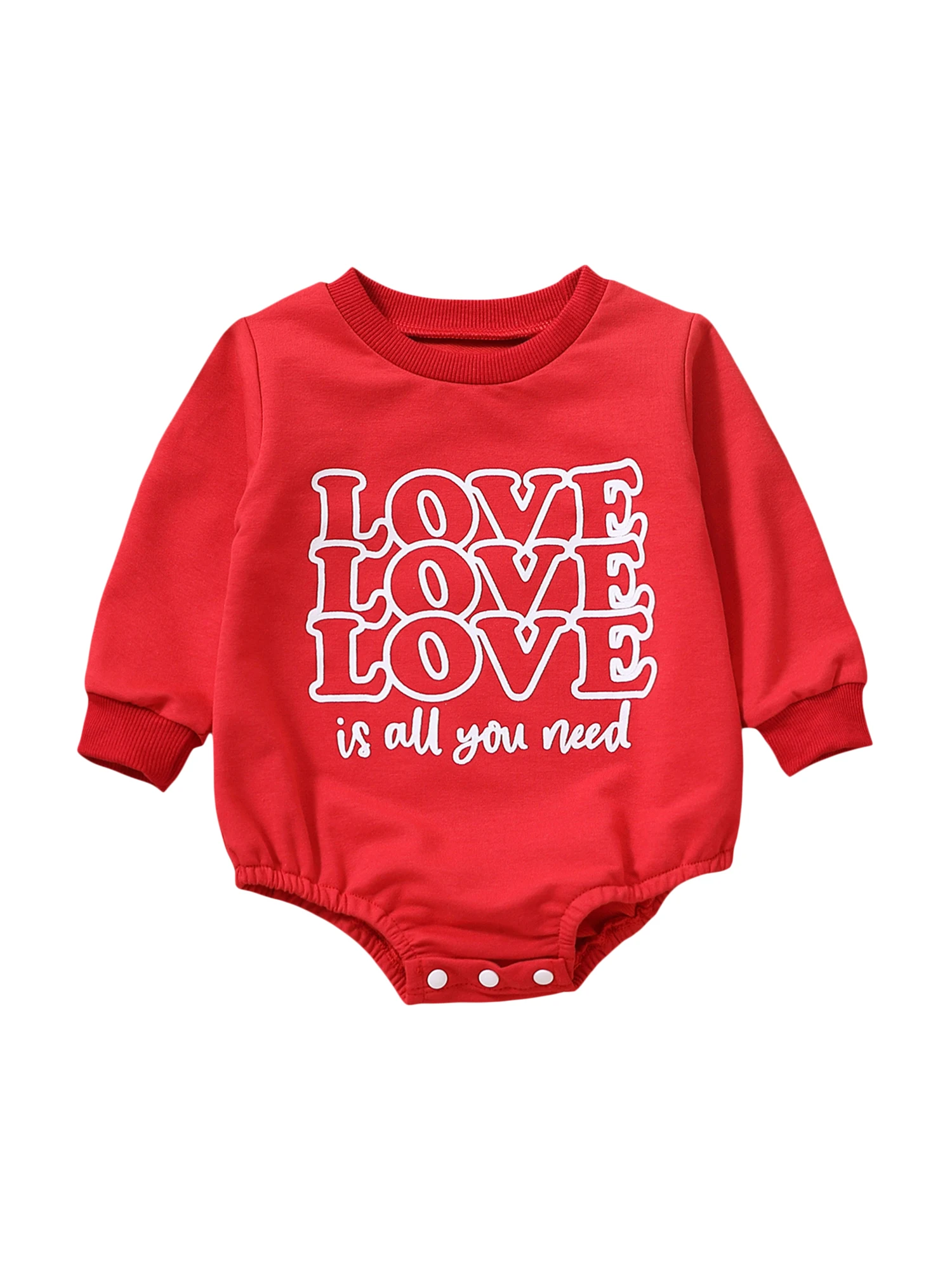 

Комбинезон с круглым вырезом, длинным рукавом и надписью