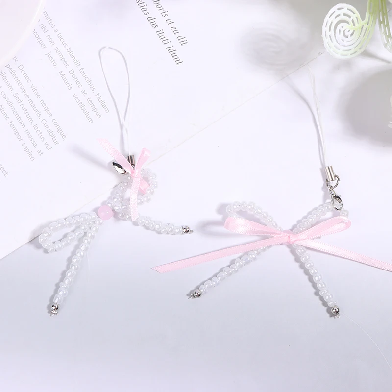 1 шт. акриловые бусины в виде банта для телефона