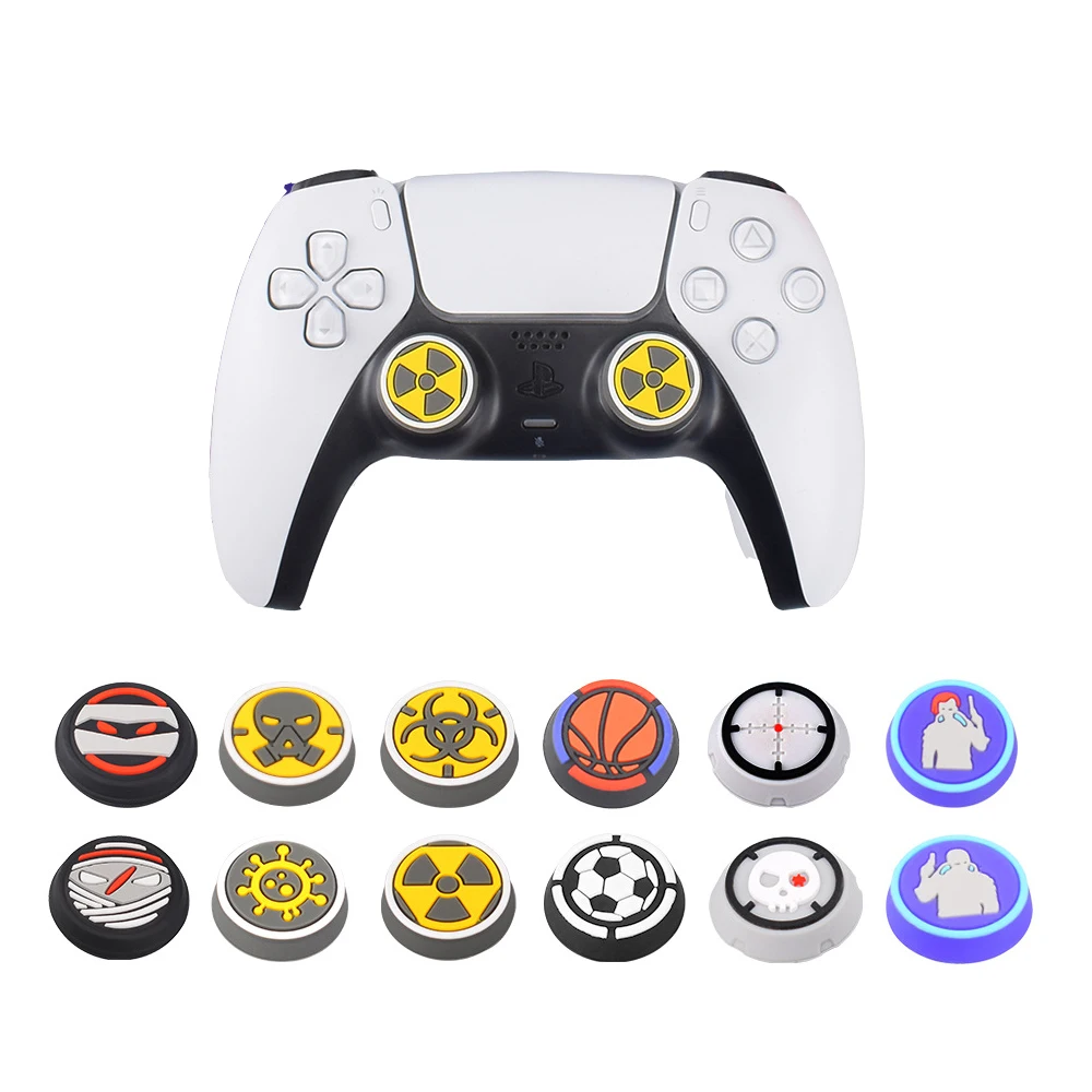 

Silicone Thumb Stick Grip Cap Joystick Cover For Sony PS5 PS4 PS3 Xbox One/360 Slim Series X/S Switch Pro Games ThumbStick Case