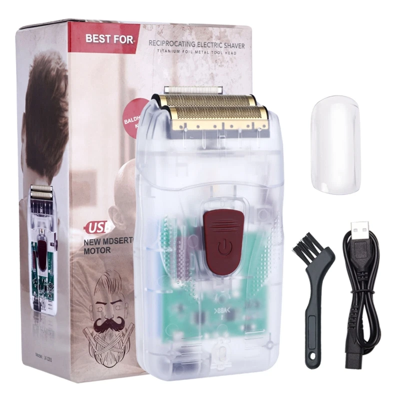 

20CC Multifunctional Electric Shaver Professional for Home Men Transparent Body