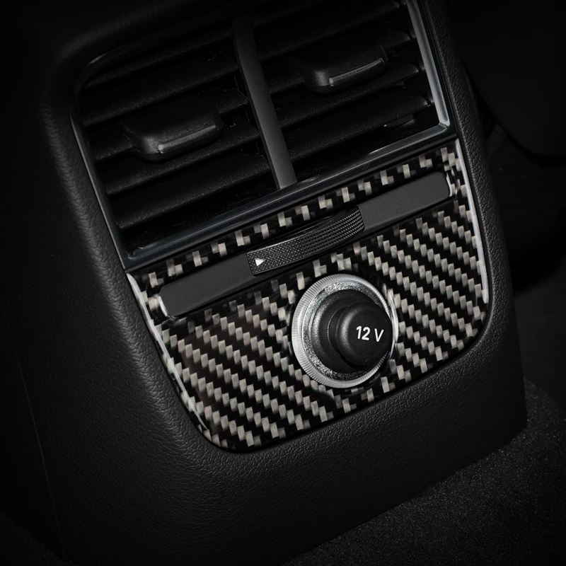 Углеродное волокно для Audi A3 8V S3 интерьер переключения передач кондиционер AC CD