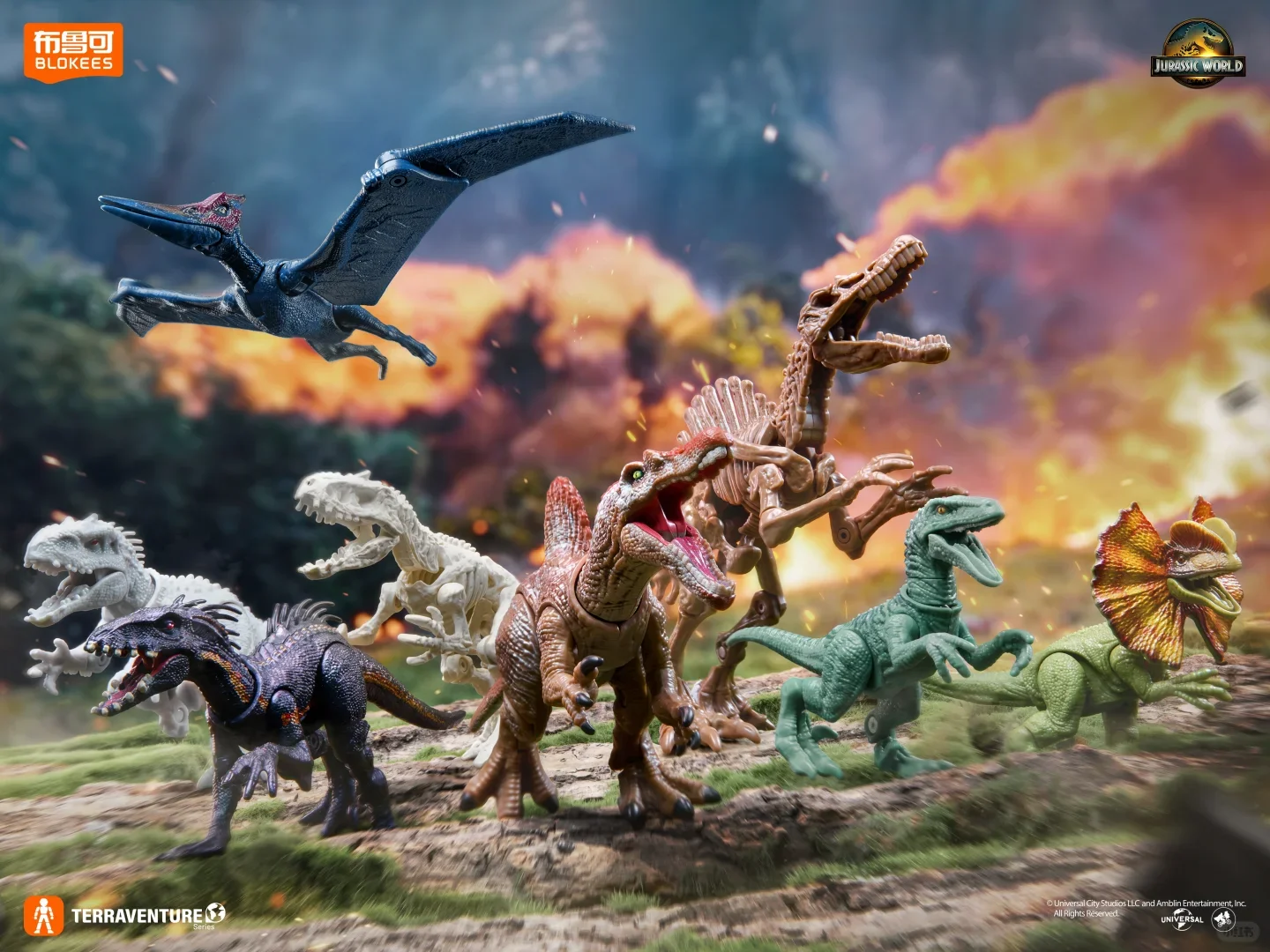 Фото НОВИНКА: Blokees Jurassic World, Третье издание, Оригинальный конструктор-сюрприз с динозавром Спинозавром, Коллекционная модель, Подарок для взрослых №5