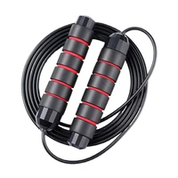 fitness skipping rope tangle free jumping rope cable and 6%e2%80%9d memory foam handles for workout equipments aerobic exercise fitness