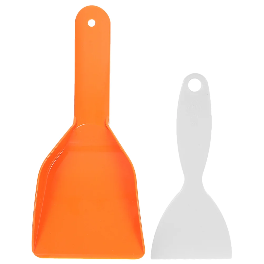 

2 Pcs Cleaning Ice Scraper Car Emergency Refrigerator Snow Deicing Versatile Frost Spade Pp Kitchen Accessory Driveway