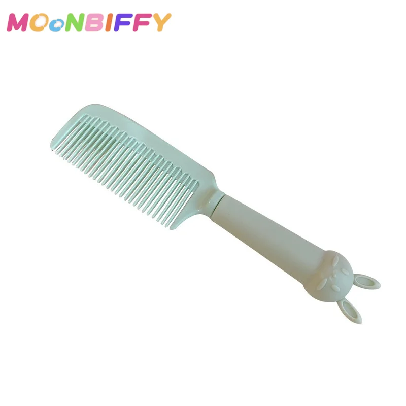 

1Pcs Cartoon Rabbit Comb Hair Brush Cute Anti-static Student Girl Plastic Hairbrush Portable Travel Hair Comb for Children