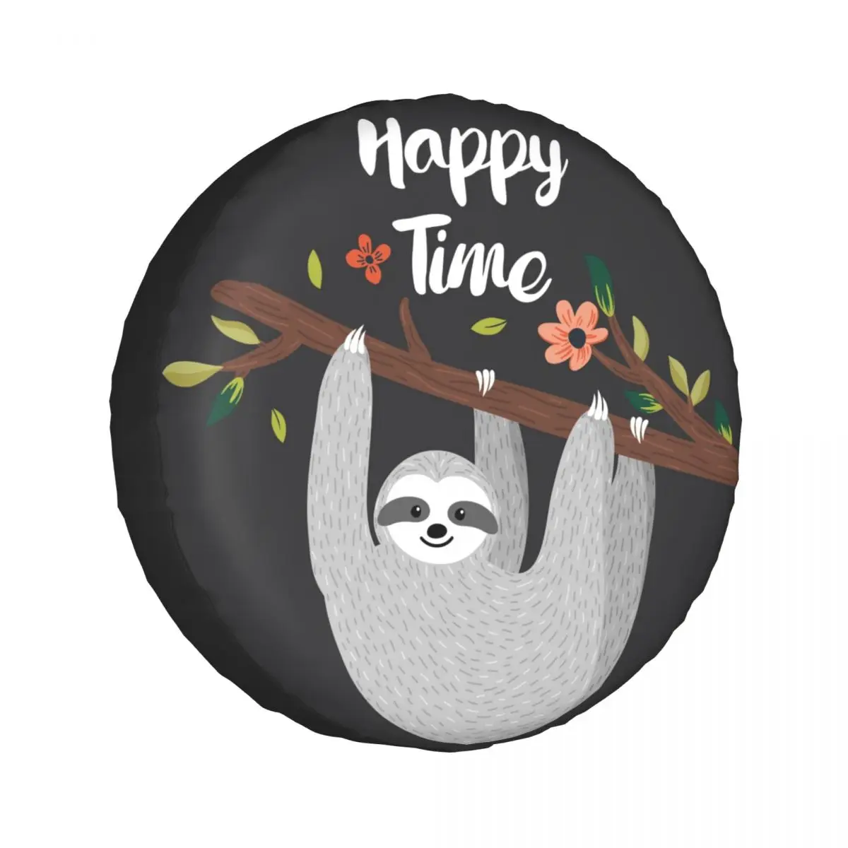 

Car Wheel Tyre Cover 13/14/15/16 Inch Funny Sloth Hanging On The Tree Spare Tire Cover Case Soft Protector Pouch Car Accessories