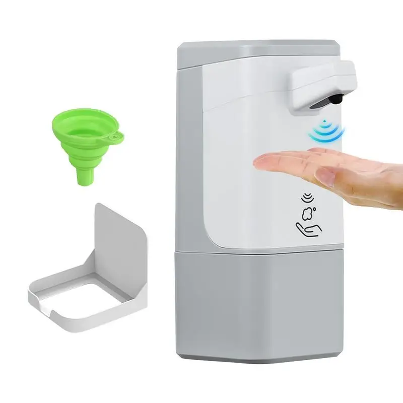 

Automatic Soap Dispenser Wall Mount Touchless LED Hand Soap Dispenser Self Adhesive Dish Soap Dispenser Bathroom Accessories