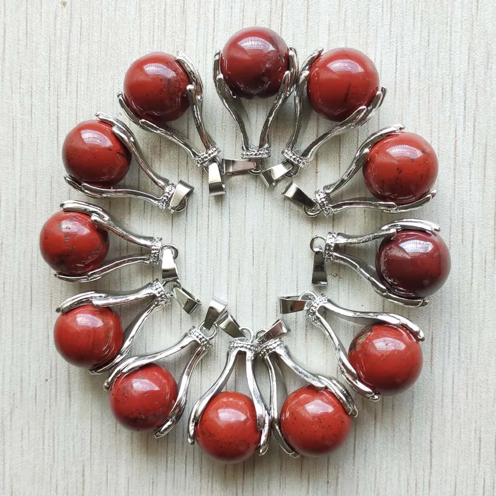 

New Fashion alloy hand hold Natural rainbow stone charm beads pendants for diy jewelry making 12pcs/lot Wholesale free shipping