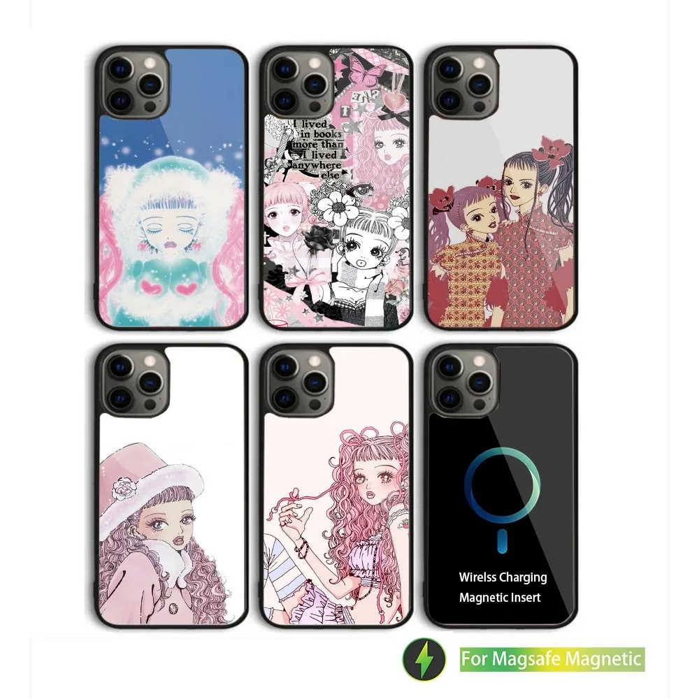 Чехол для телефона Paradise Kiss Miwako iPhone 15 14 13 12 11 Plus Pro Max Mini Magsafe магнитная Беспроводная