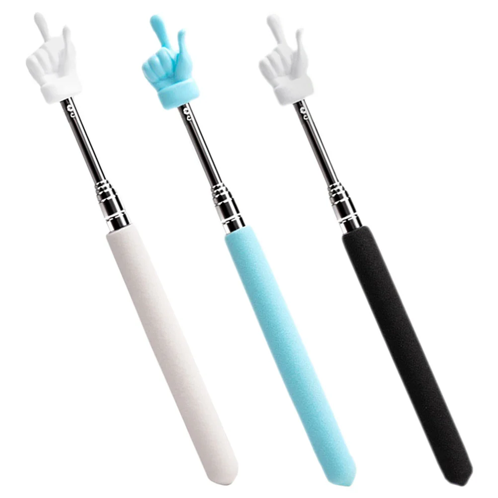 

3 Pcs Office White Board Home Decor Handheld Extendable Pointer Presenting Indicator Stick Tourist Pointing Rod Teaching