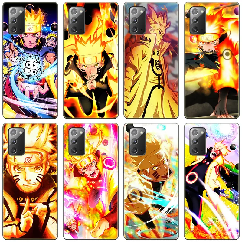 

Naruto Uzumaki Anime Phone Case For Samsung Galaxy S22 S21 Ultra S20 FE S8 S9 S10E S10 Plus S10 Lite A9 2018 Black Soft Cover
