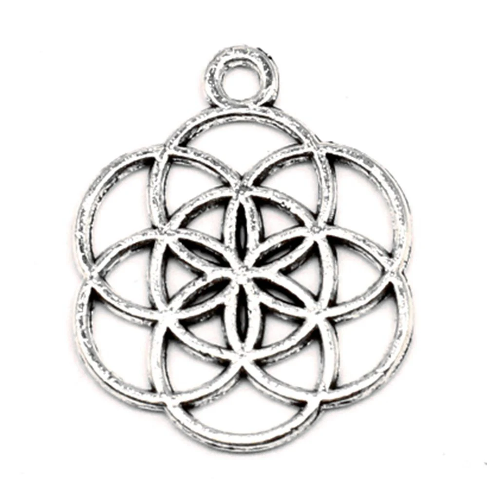 

Flower Ring Charm For Making Jewelry Diy Finding 60pcs 21x26mm