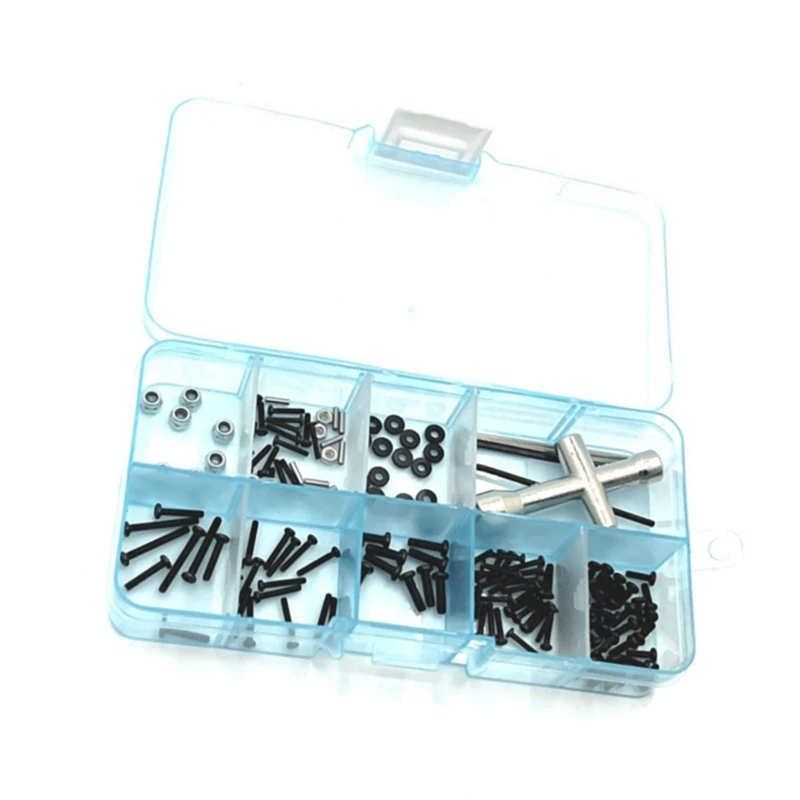 

M1.6 M2 Screws Fastener Kit Sleeve Hex Wrench Repair Tools For Xiaomi Suzuki Jimny 1/16 RC Crawler Car Parts Accessories