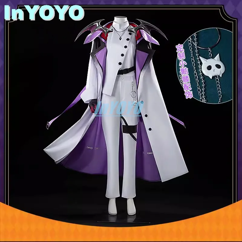 InYOYO Shu Taipei Meet-And-Greet Косплей Костюм Nijisanji Vtuber Модная красивая униформа Хэллоуин