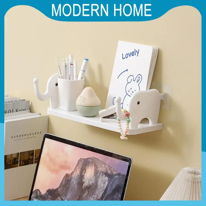 

Fun And Cute Stable Placement Elephant Guardrail Hook Adding Color To Life. Study Storage Rack Waterproof And Leak Proof Rack