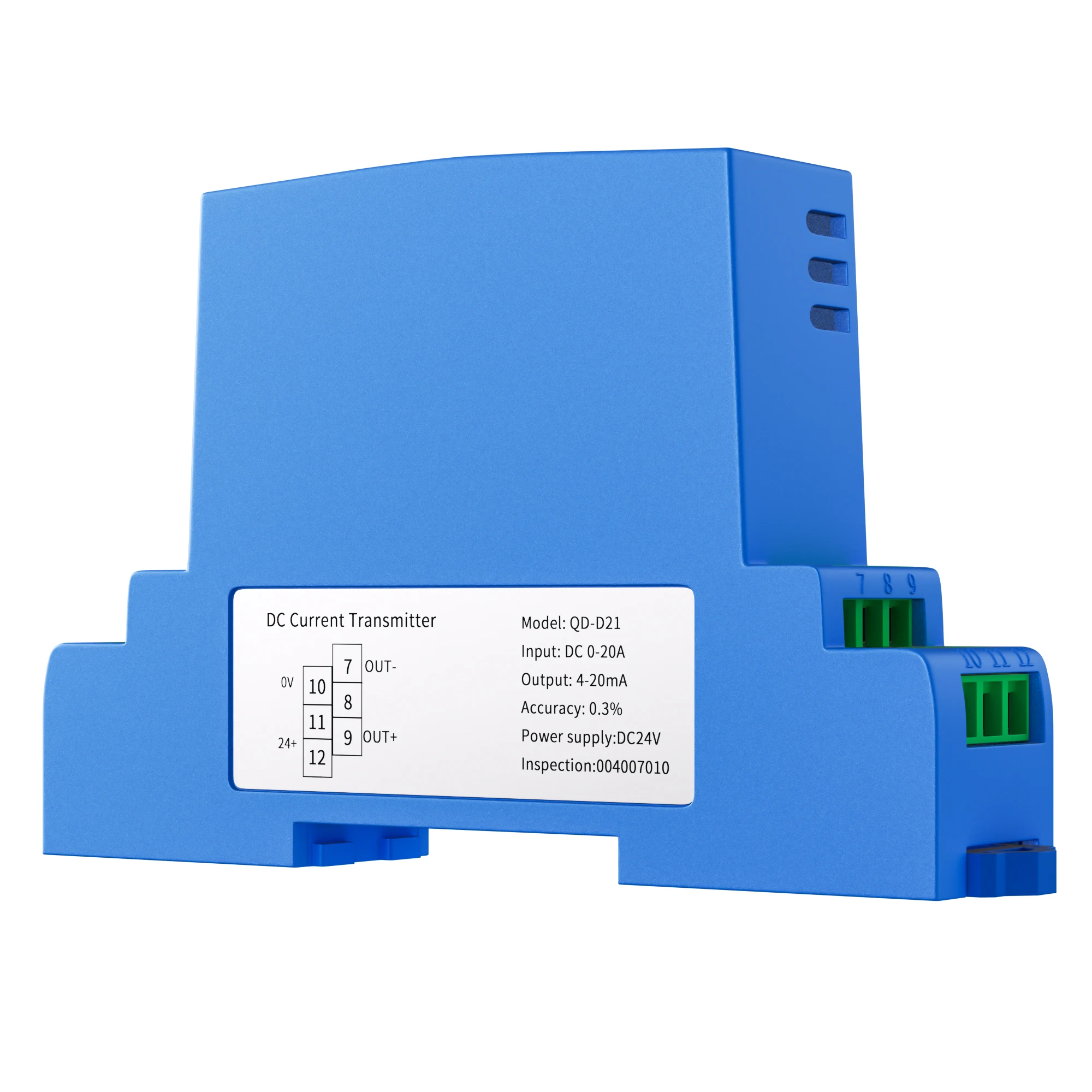 

1A 2A 3A 5A 6A 10A AC 0-10A 4-20mA 0-5V RS485 Датчик тока Преобразователь 35 мм Датчик тока на DIN-рейку