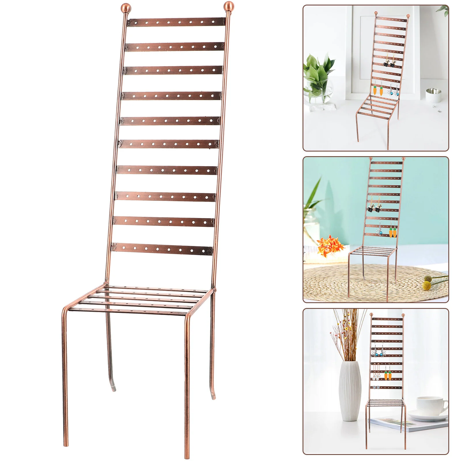 Jewelry Rack Earring Holder Stand Earrings Organizer Women Stands Standing Display