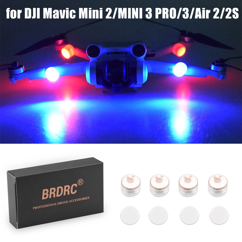 Светодиодный стробоскосветильник для DJI AVATA/Mavic 3/Air 2 2S Mini 2/MINI 3 PRO/2 Pro Zoom/FPV COMBO/Phantom Drone