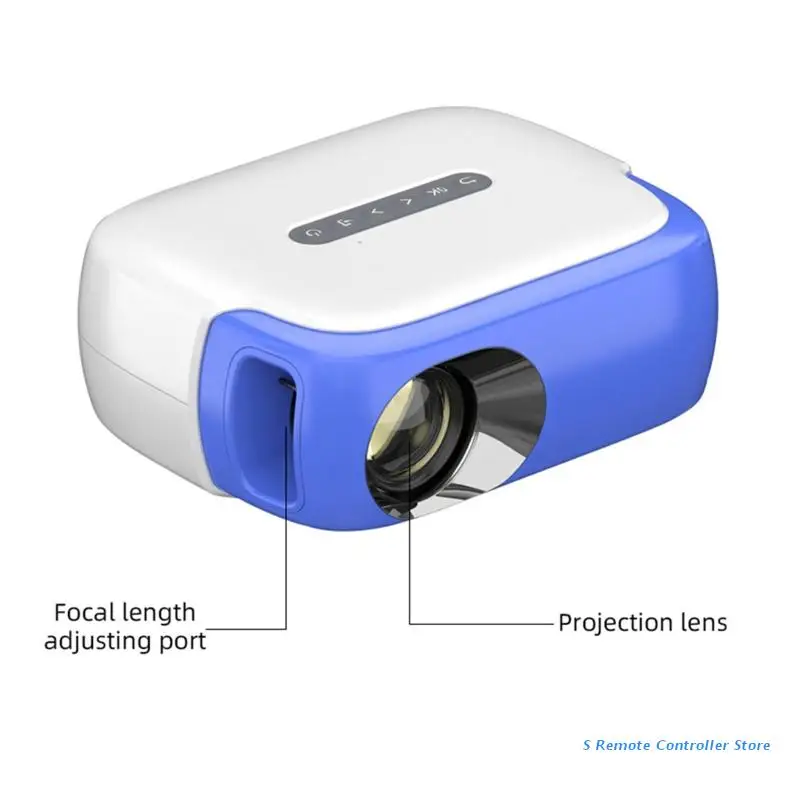 

BX0E DR-860 Portable Mini Projector HDMI-Compatible 1080P Video Home Media Player