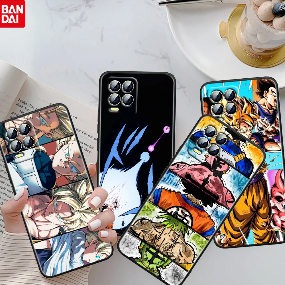 

Anime Dragon Ball Z Cool For OPPO Realme GT Neo Master Edition 9i 8 7 Pro C21S Narzo 30 5G Fundas Soft Silicone Black Phone Case