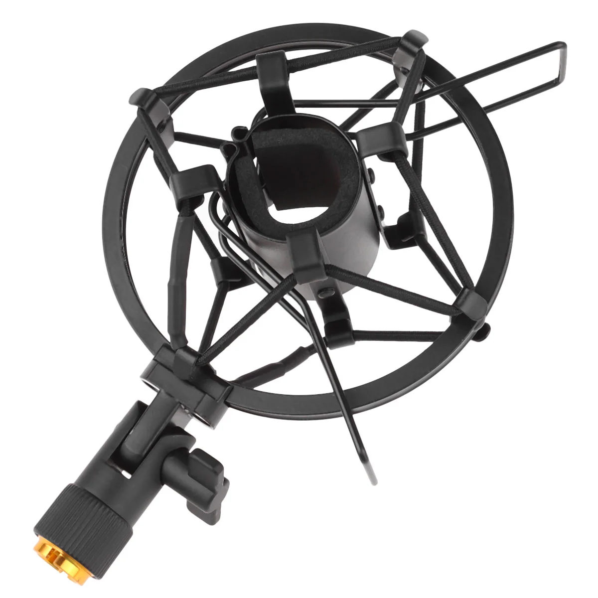 

Microphone Holder Clip Rack Mount Anti Vibration Absorption Stand Microphnoe Recording Mic Spider Streaming