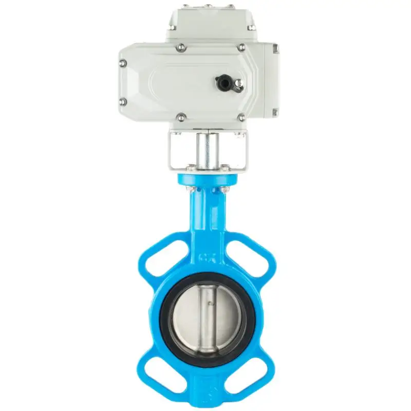 

KPD971X-16Q Electric Vinyl Stainless Steel Plate Butterfly Valve Ductile Valve 304 Stainless Steel Plate AC220V