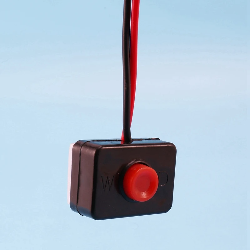 4X DC 12 В 2A клейкая Базовая Кнопка временно действующий проводной переключатель