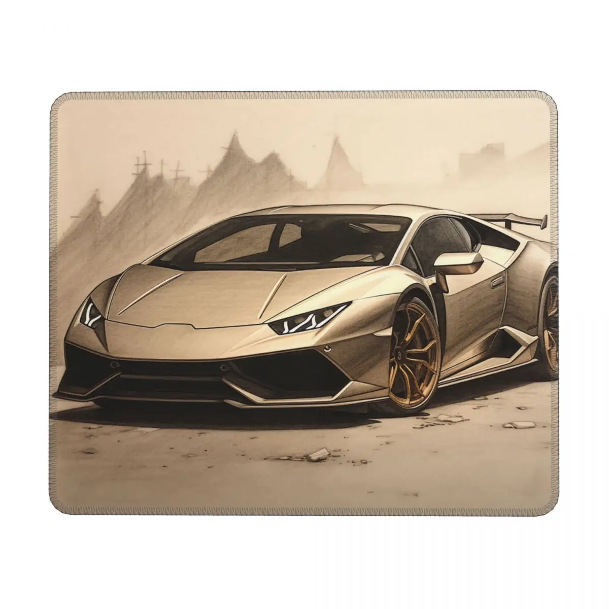 Drawing Schematics Quality Rubber Mousepad Anti-slip Simple Desktop Mouse Pads
