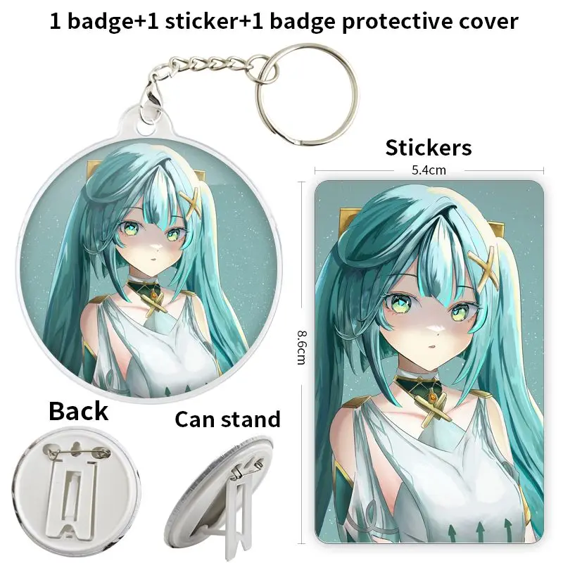 Faruzan Genshin Impact Game Аниме Персонаж Мягкая кнопка Значок Брошь Якорь Периферийные