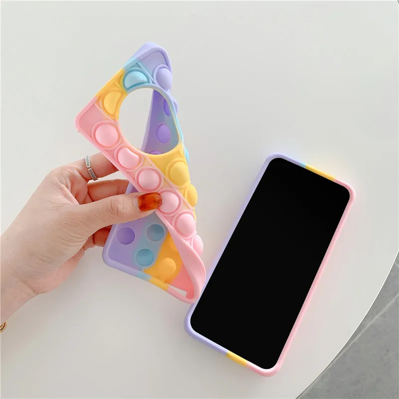 reliver stress bubble luxury phone case for lnfinix note 8 hot 7 10i 10 play silicone cover for lnfinix x612 2021 free global shipping