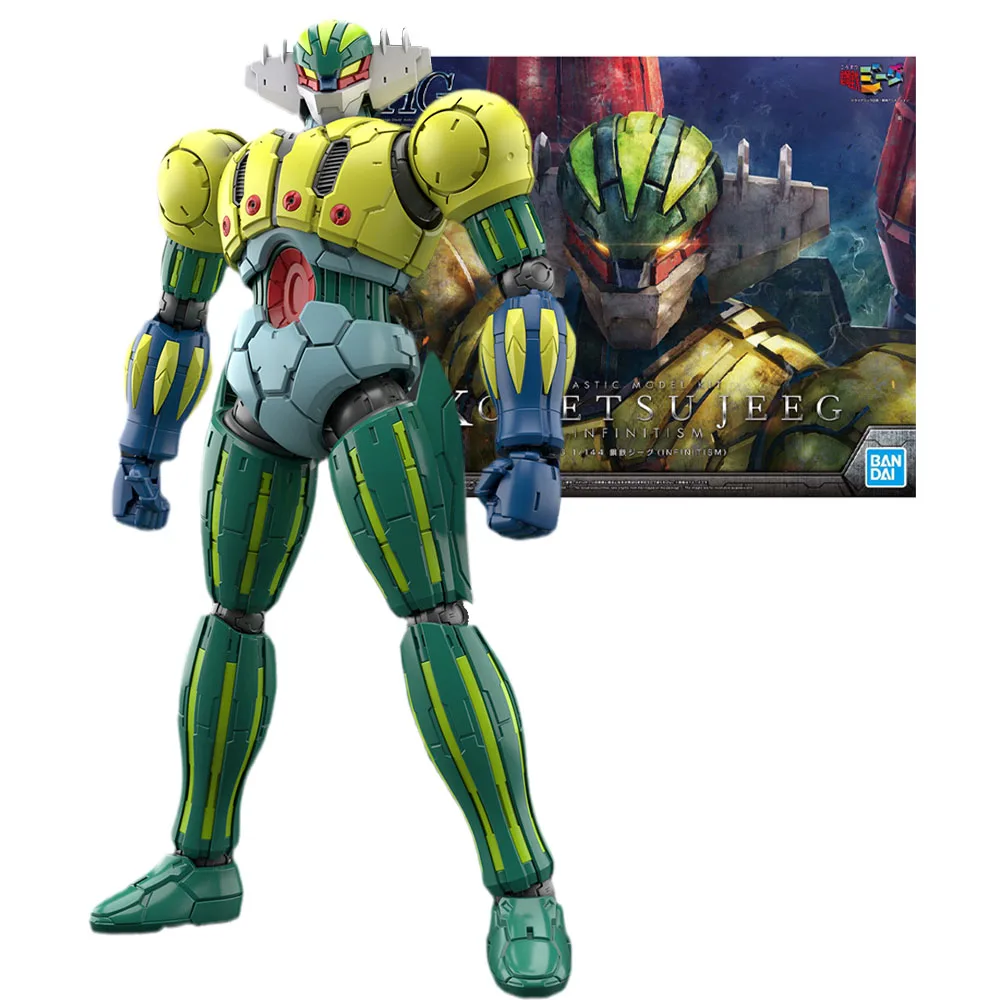 В наличии Bandai Подлинная Mazinger Z модель комплект HG 1/144 Kotetsu Jeeg Infinitism Коллекционная модель аниме Aciton фигурка для мальчиков Игрушки