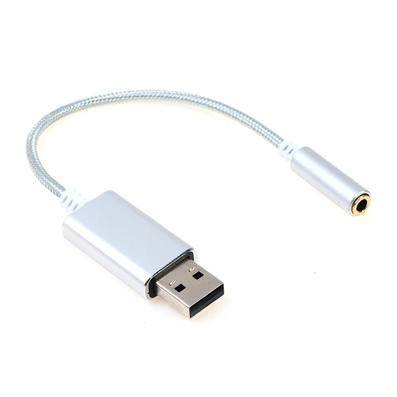 Звуковая карта 2 в 1 со штекером USB 3 5 мм Звуковой адаптер для ПК ноутбука PS5 PS4
