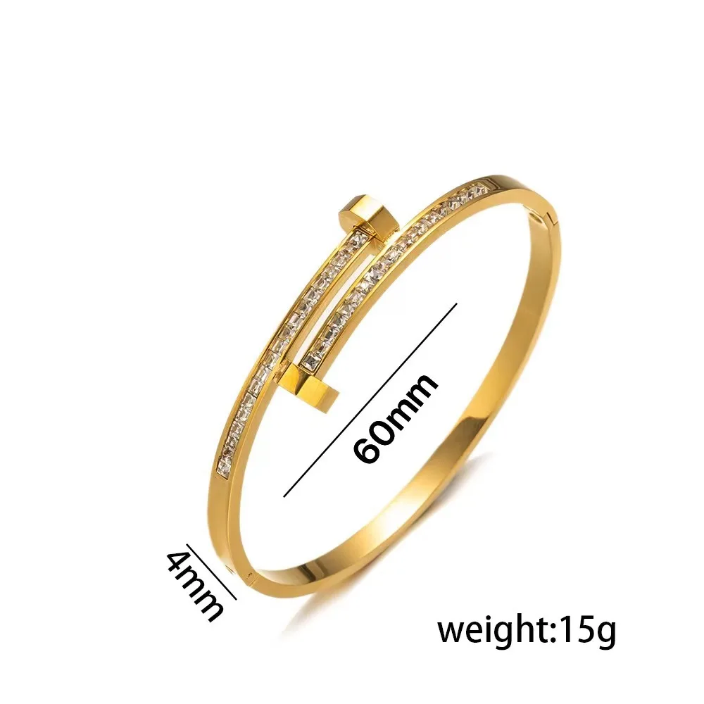Модные индивидуальные браслеты для ногтей женские микро-вставки с цирконом