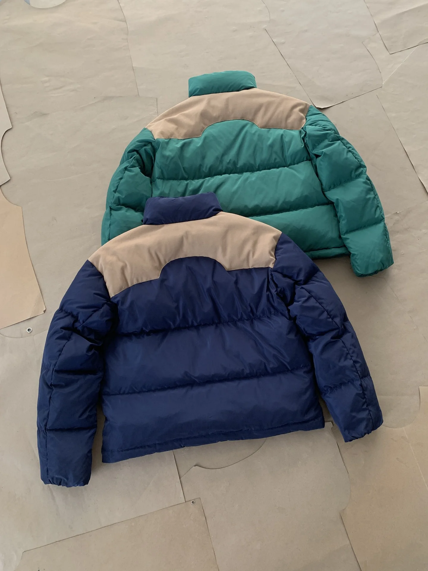 New high quality coconut badge for winter 90 white duck two-tone down jacket warm men's women's coat