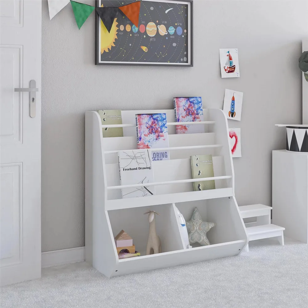 

Ameriwood Home Charli Kids Book and Toy Storage, White