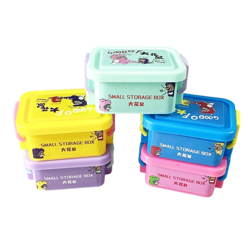 Миниатюрный кукольный домик аксессуары портативный ящик для хранения детей