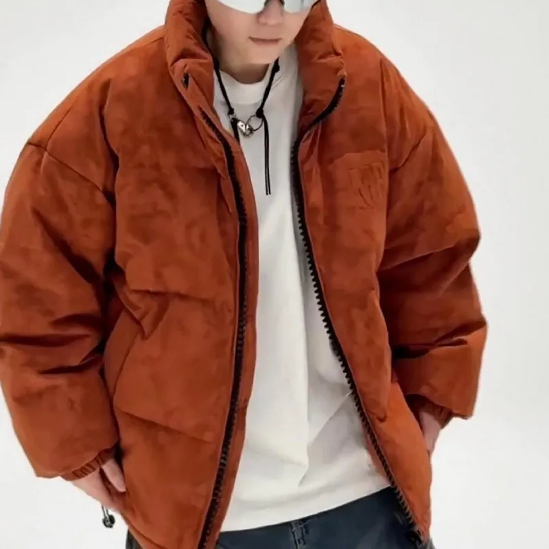 2024 новинка зимы мужской халат-хлеб Майяра модный универсальный свободный теплый