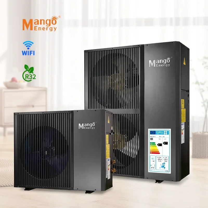 Тепловой моноблок с воздушно-водяным насосом 3HP 9KW R32 производства Mango QII