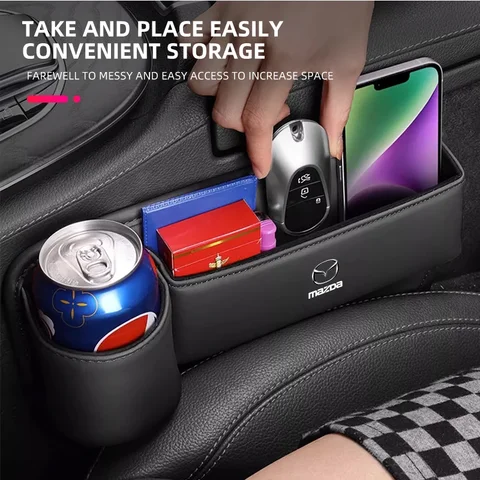 Для Mazda для Mazda 3 5 6 bk gh CX3 CX5 CX9 CX30 CX50 CX60 Atenaz gj Axela bl bm Hatchback SUV Автокресло Gap Storage Box Auto Acc