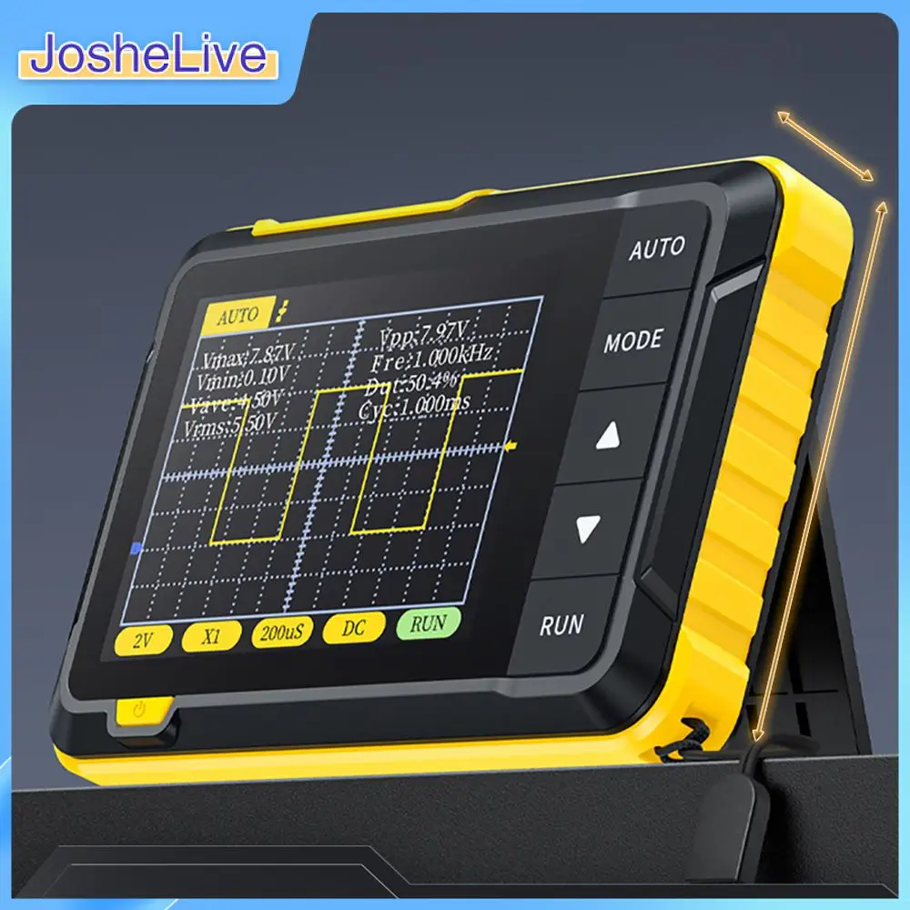 

Dso152 Tester Lcd Screen Portable Dso152 Meter 200khz Analog Bandwidth Digital Oscilloscope 2.5ms/s Sampling Rate Accessories