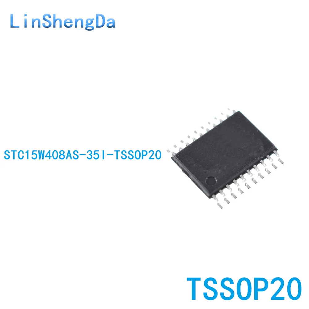 

10PCS STC microcontroller chip STC15W408AS-35I-TSSOP20 chip mounting