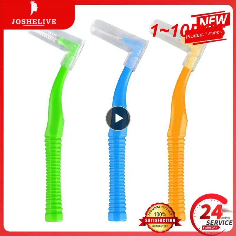 

1~10PCS /box L Shape Push-Pull Interdental Brush Orthodontic Toothpick Teeth Whitening Tooth Pick ToothBrush Oral Hygiene Care
